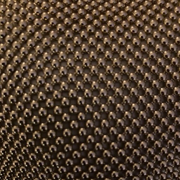 Vintage New Evening Metallic Gold Heart Shape Handbag - Picture 3 of 5